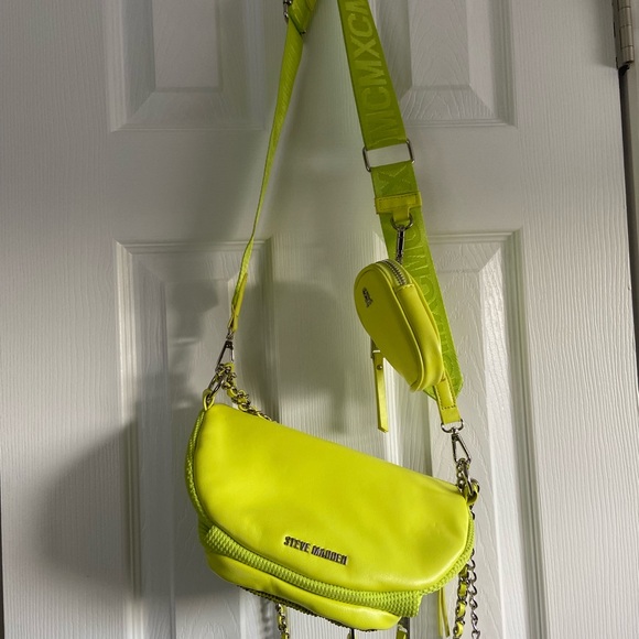 Lime Green Crossbody Bag - Picture 3 of 4
